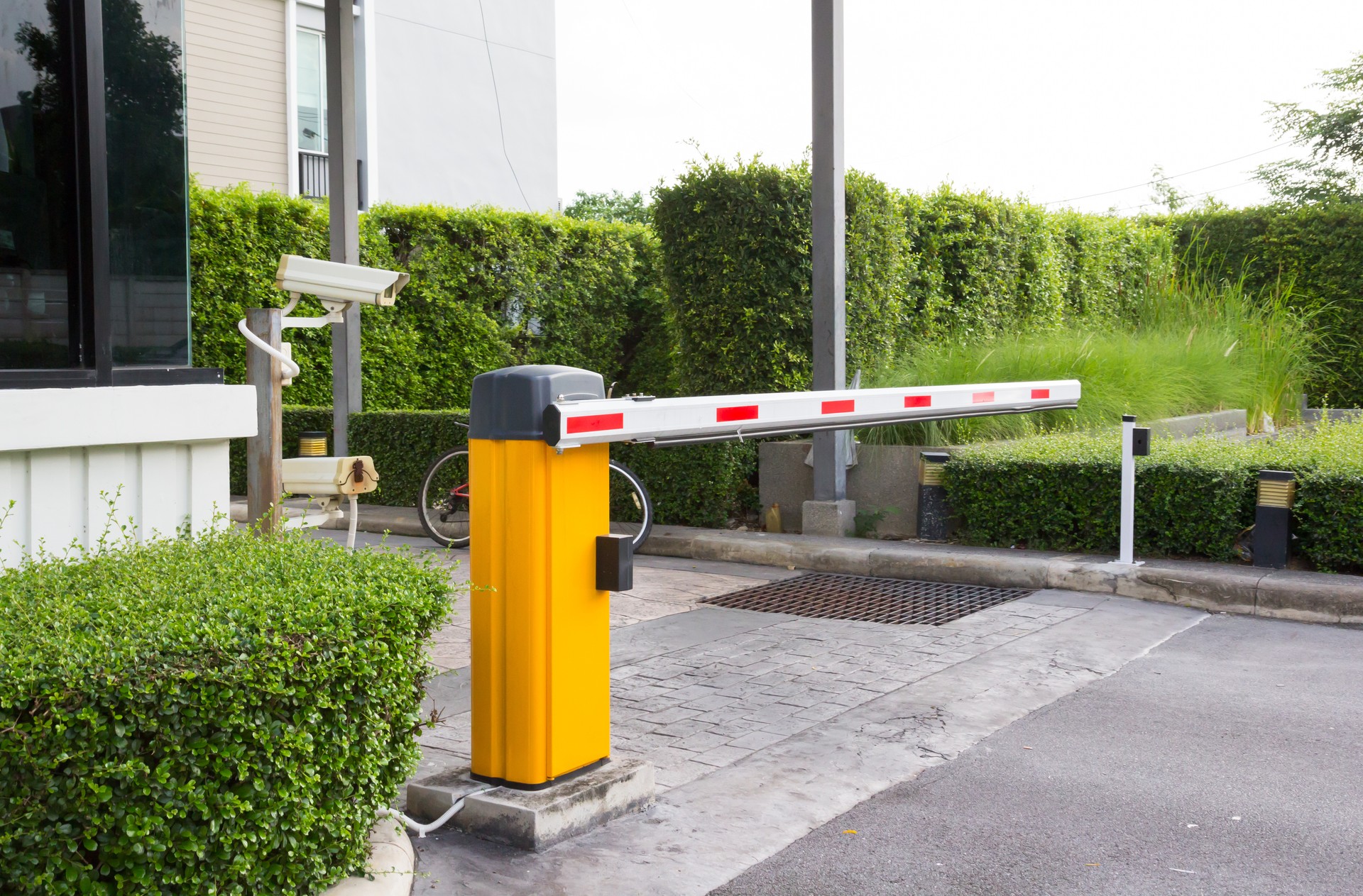 car park barrier, automatic entry system